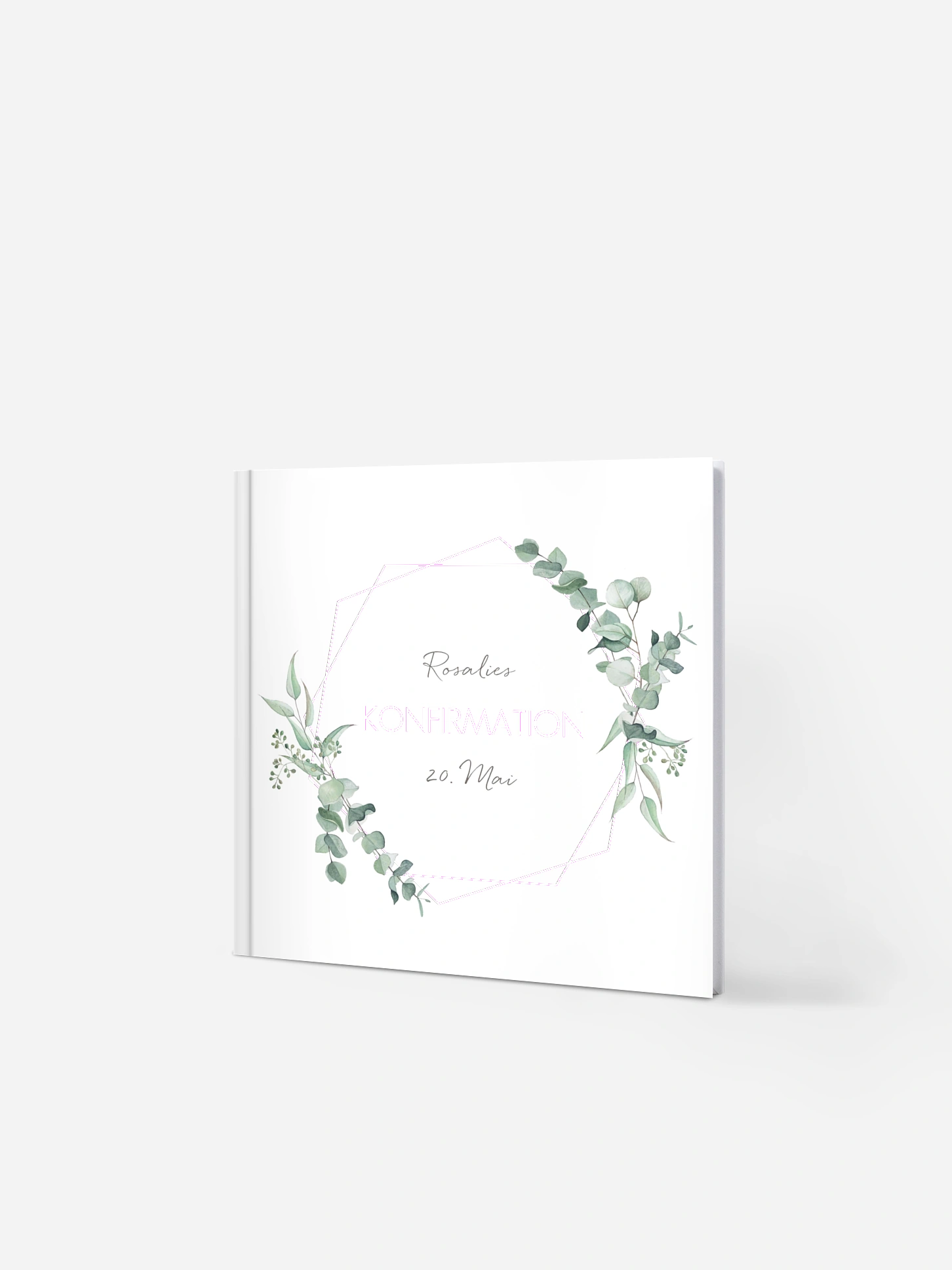 Gästebuch zur Konfirmation Eucalyptus Leaf