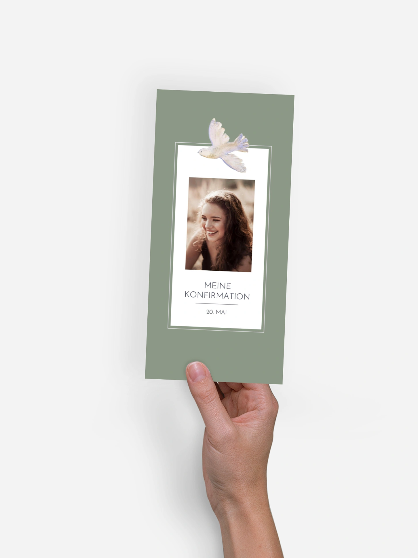 Konfirmationseinladung Classic Dove