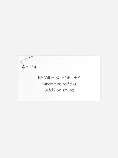 Empfängeraufkleber Konfirmation und Kommunion Thanks!