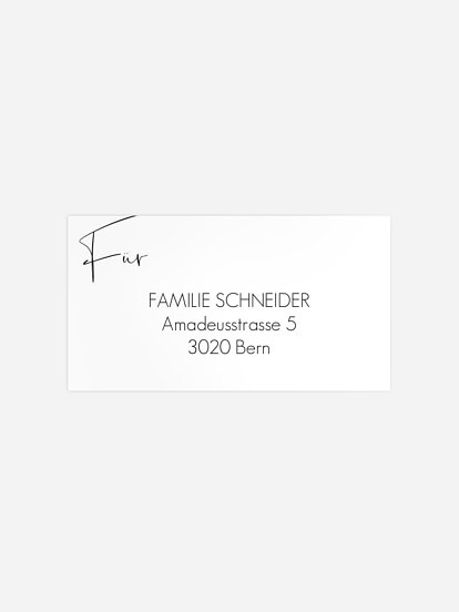 Empfängeraufkleber Konfirmation und Kommunion Thanks!