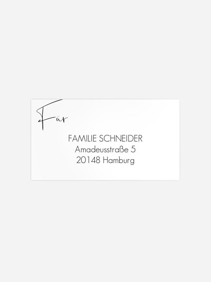 Empfängeraufkleber Konfirmation und Kommunion Thanks!