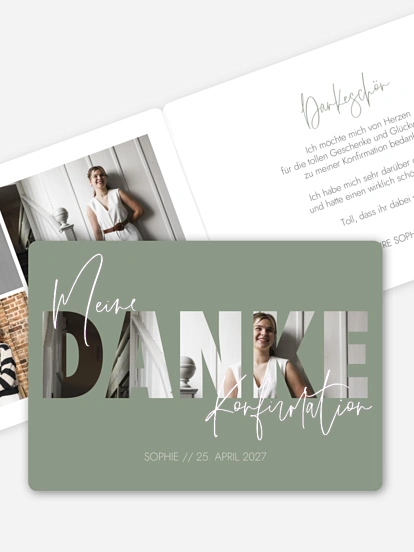 Danksagung Konfirmation Wonderful Day