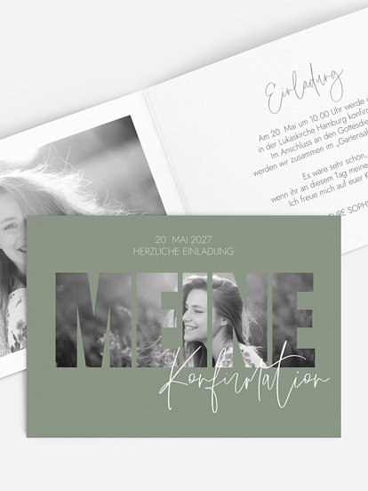 Konfirmationseinladung Wonderful Day