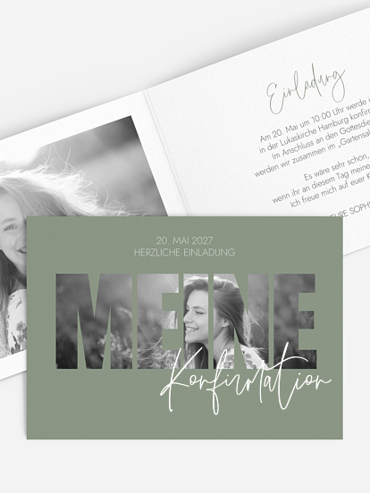 Konfirmationseinladung Wonderful Day