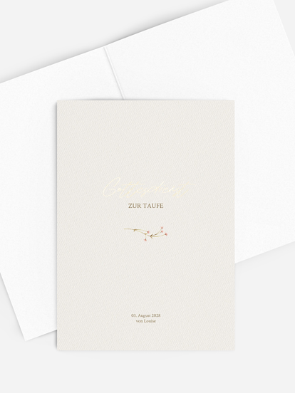 Kirchenheft Taufe Soft Bloom