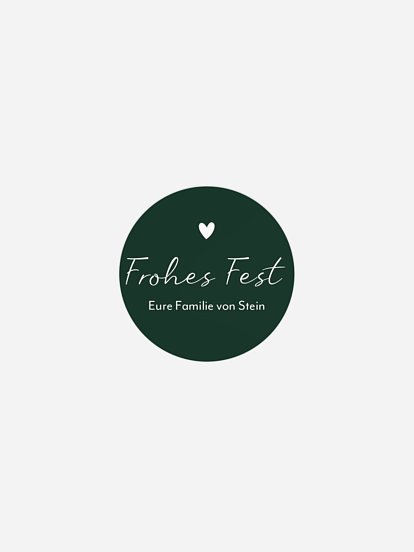 Geschenkaufkleber Weihnachten Beautiful Day