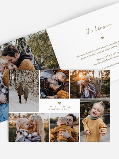 Weihnachtskarte Beautiful Day