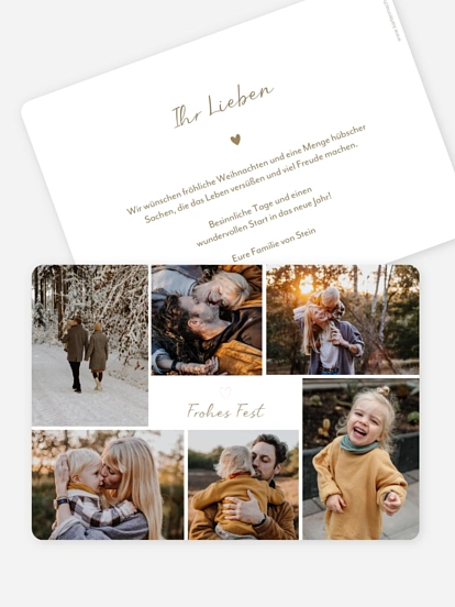 Weihnachtskarte Beautiful Day