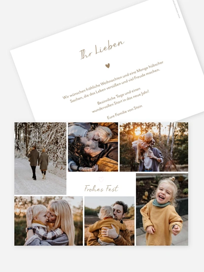 Weihnachtskarte Beautiful Day