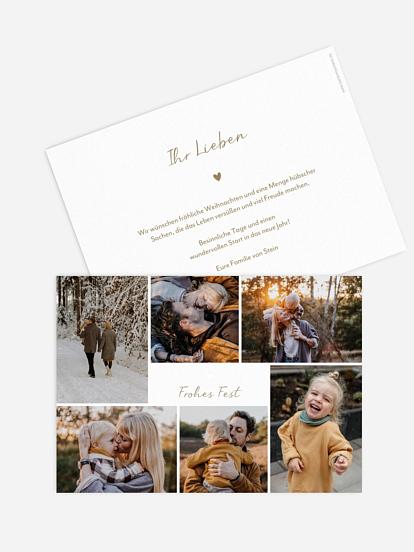 Weihnachtskarte Beautiful Day