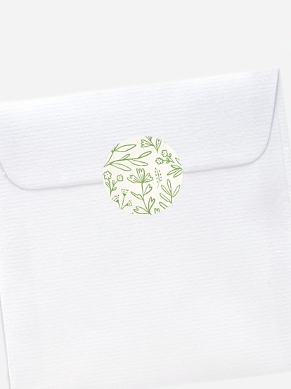 Aufkleber Kommunion Konfirmation Segensblüten