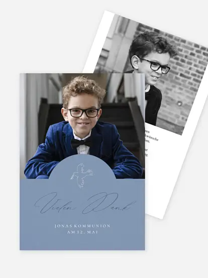 Danksagung Kommunion Zeichen der Freude