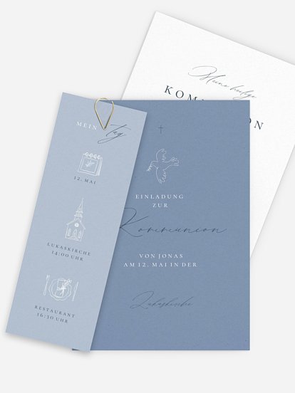 Kommunionseinladung Zeichen der Freude