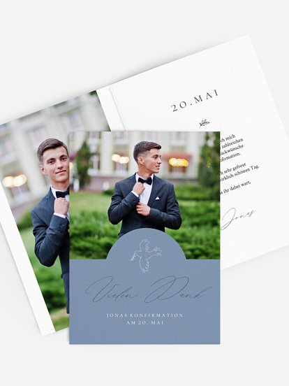 Danksagung Konfirmation Zeichen der Freude