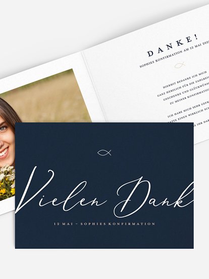 Danksagung Konfirmation Fest des Glaubens