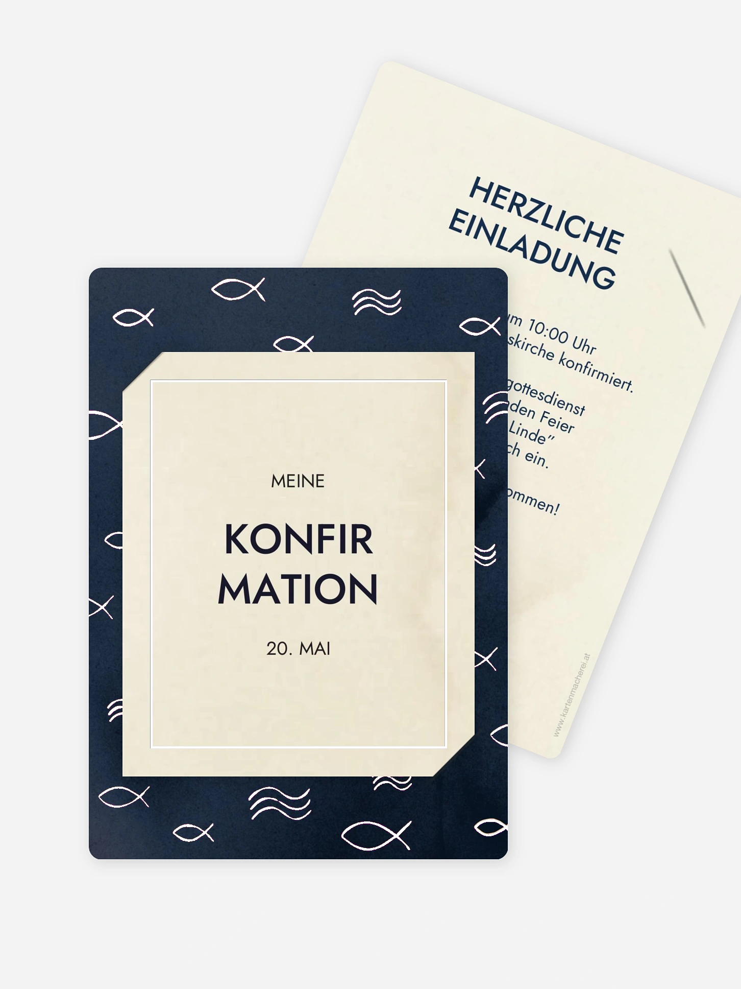 Konfirmationseinladung Ichthys