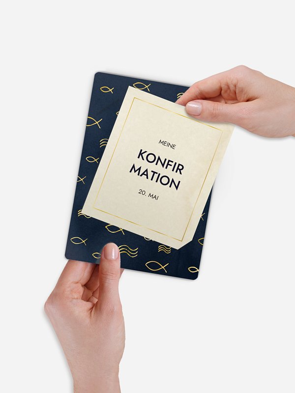 Konfirmationseinladung Ichthys