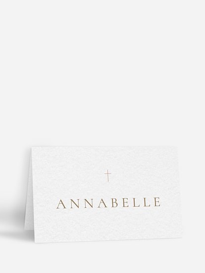 Tischkarte Konfirmation Elegant Lettering