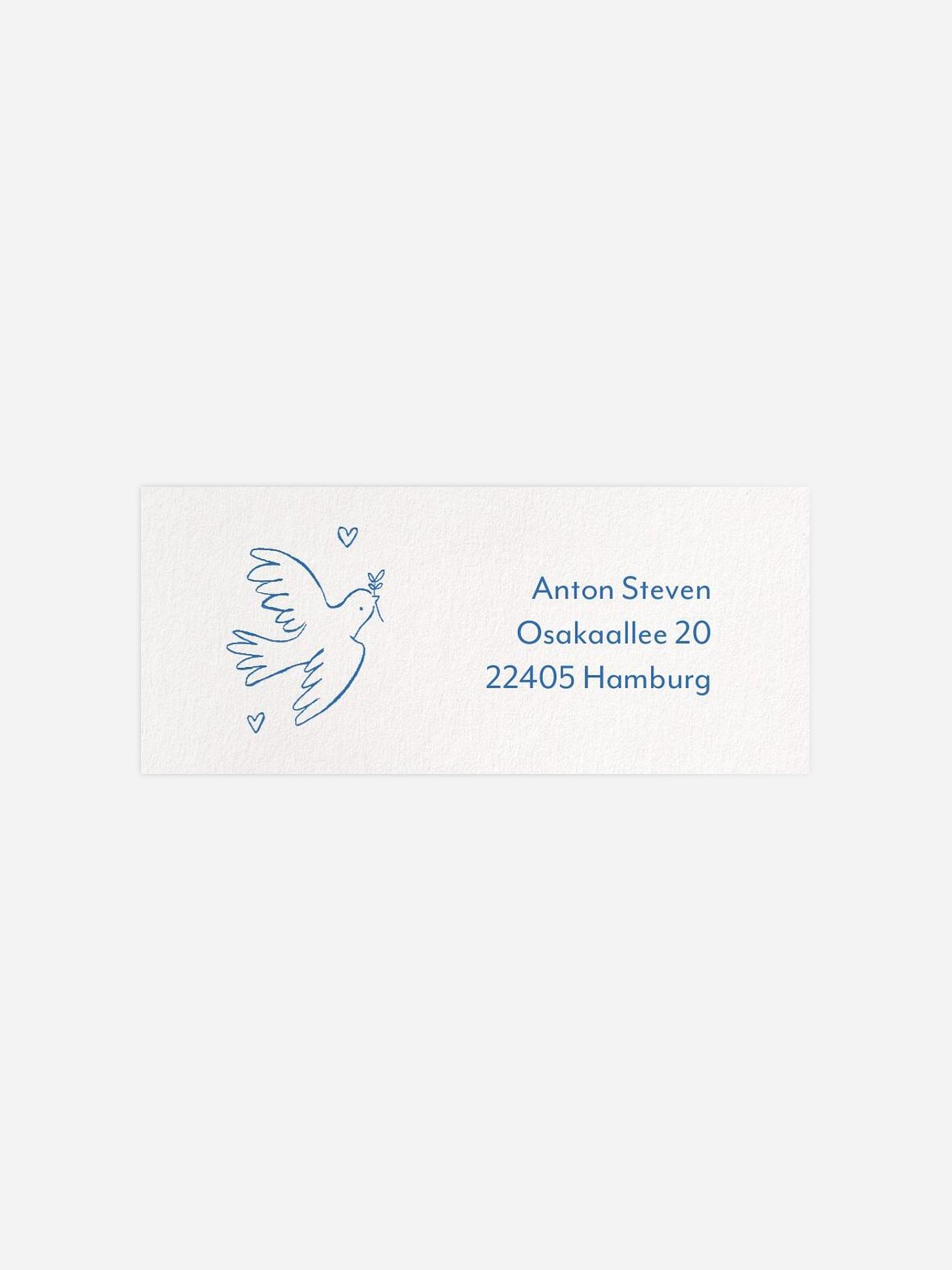 Absenderaufkleber Konfirmation und Kommunion Blissful Symbols