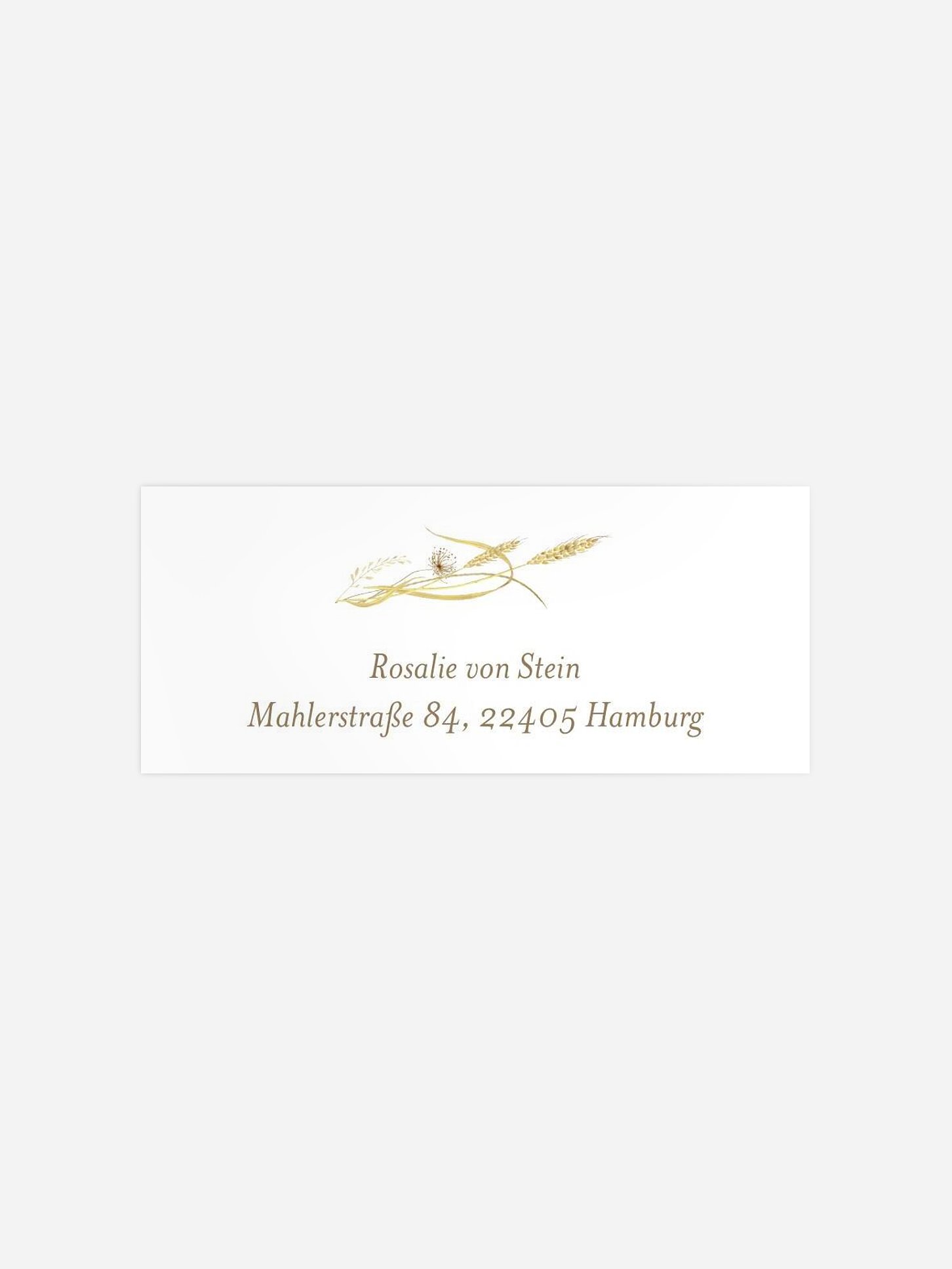 Absenderaufkleber Konfirmation und Kommunion Floral Blessings