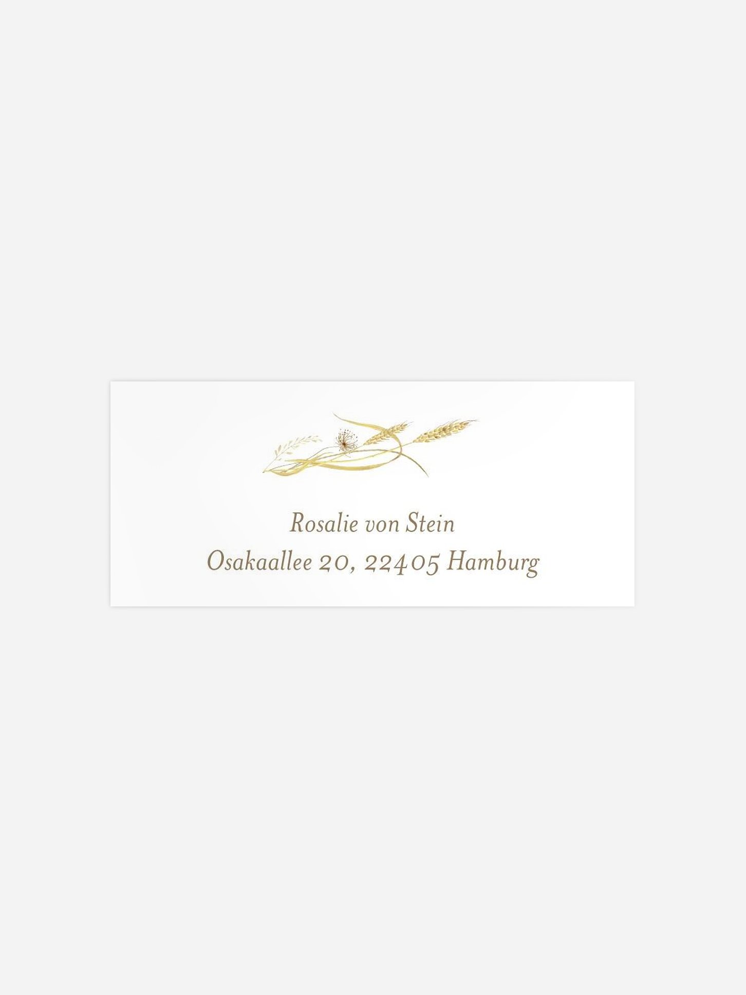 Absenderaufkleber Konfirmation und Kommunion Floral Blessings