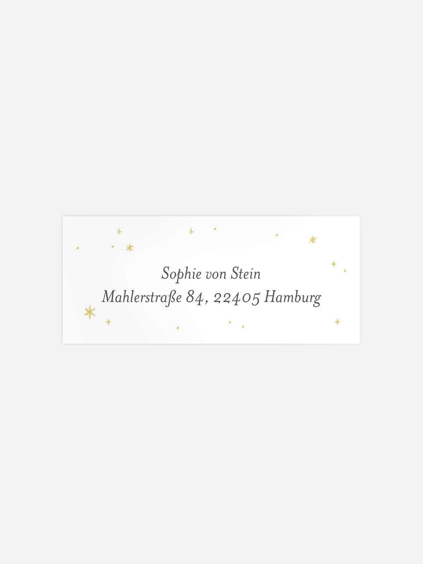 Absenderaufkleber Konfirmation und Kommunion Blessed Journey