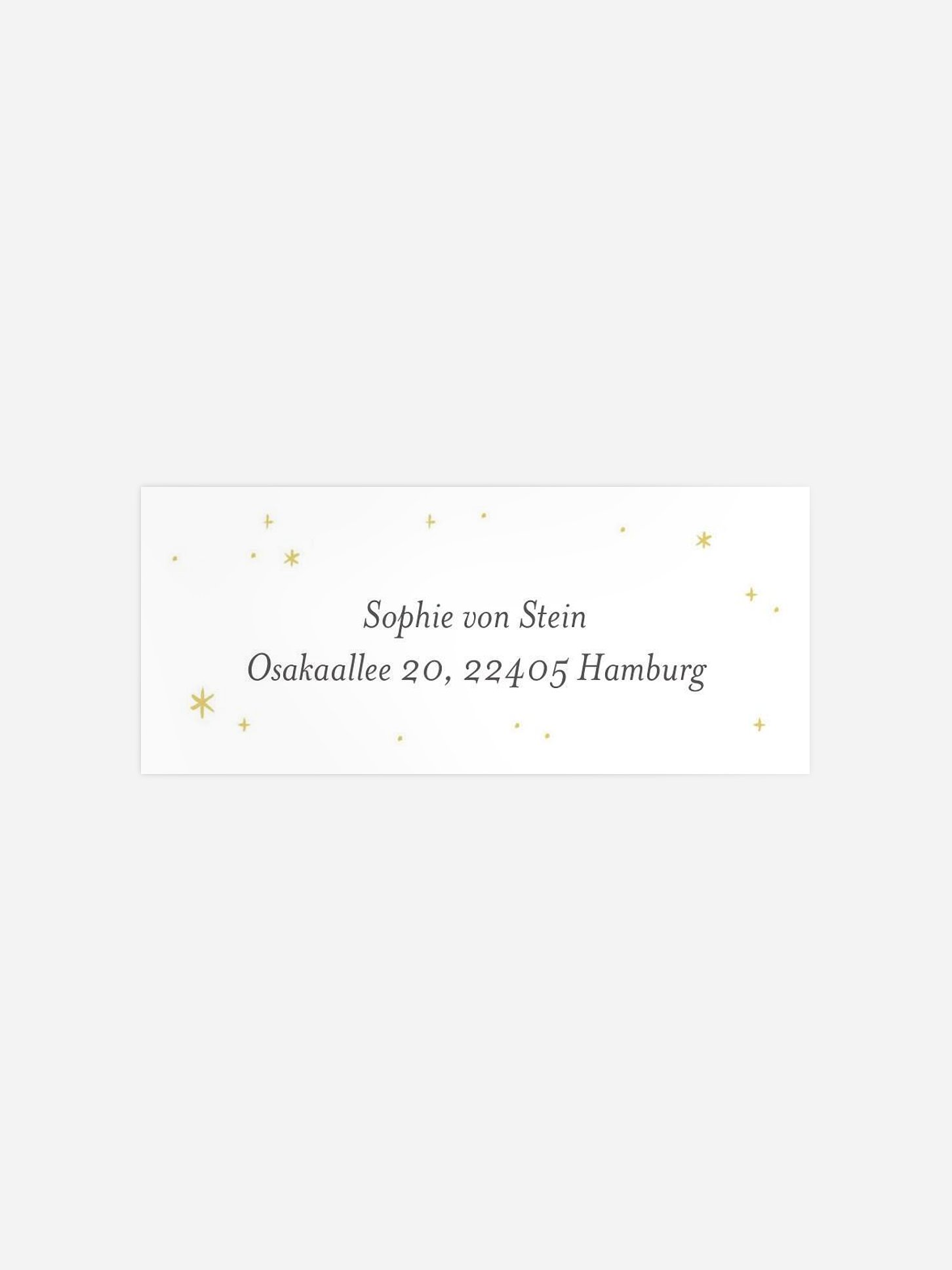 Absenderaufkleber Konfirmation und Kommunion Blessed Journey