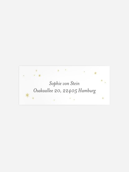 Absenderaufkleber Konfirmation und Kommunion Blessed Journey