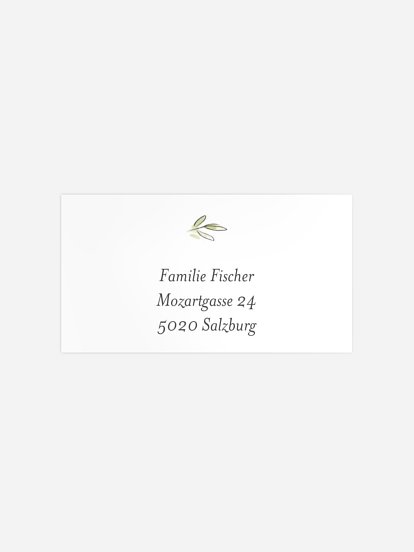 Empfängeraufkleber Konfirmation und Kommunion Blessed Journey