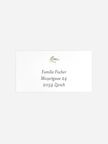 Empfängeraufkleber Konfirmation und Kommunion Blessed Journey