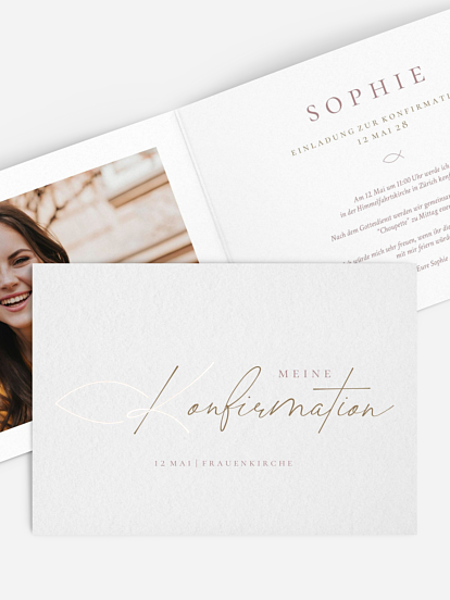 Konfirmationseinladung Segensfest