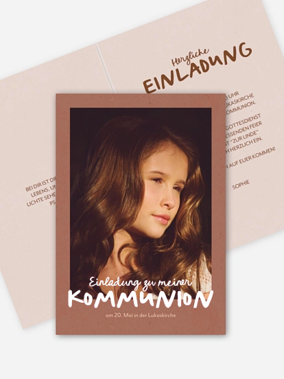 Kommunionseinladung Segenstag
