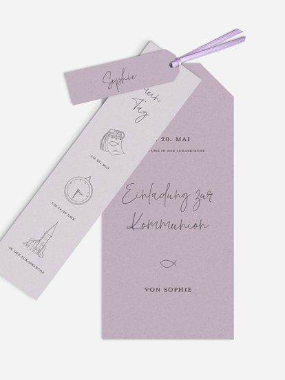 Kommunionseinladung Holy Icons