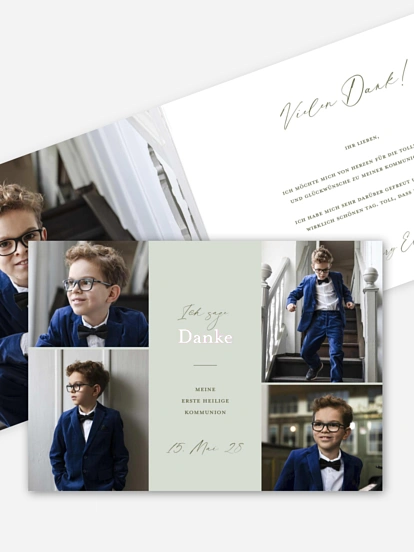 Danksagung Kommunion Herzensweg