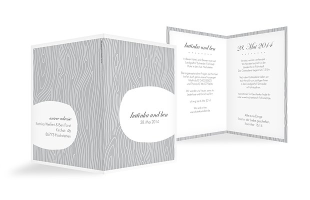 Hochzeitseinladung Grove