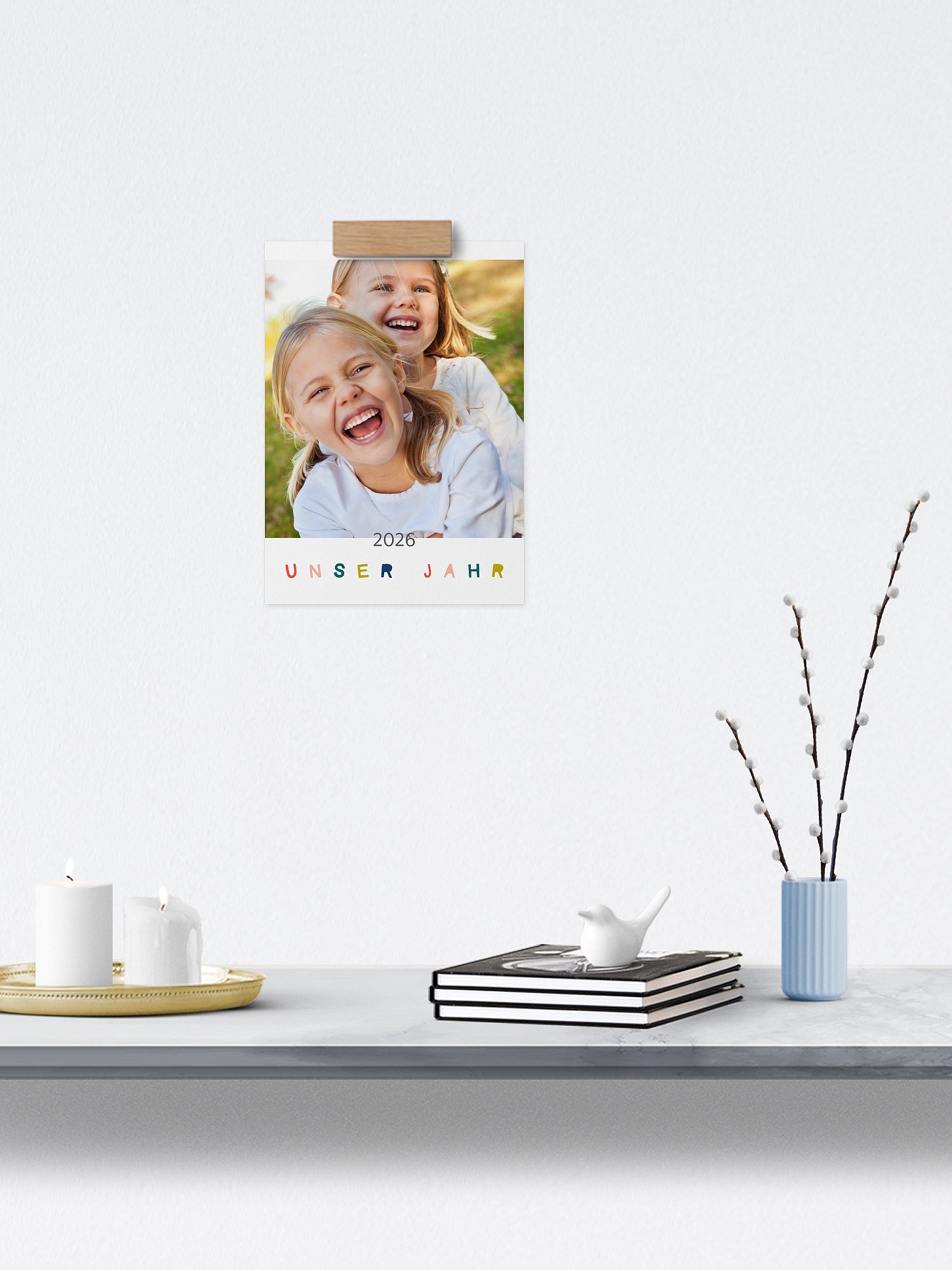 Familienkalender Buntes Jahr 4 Spalten