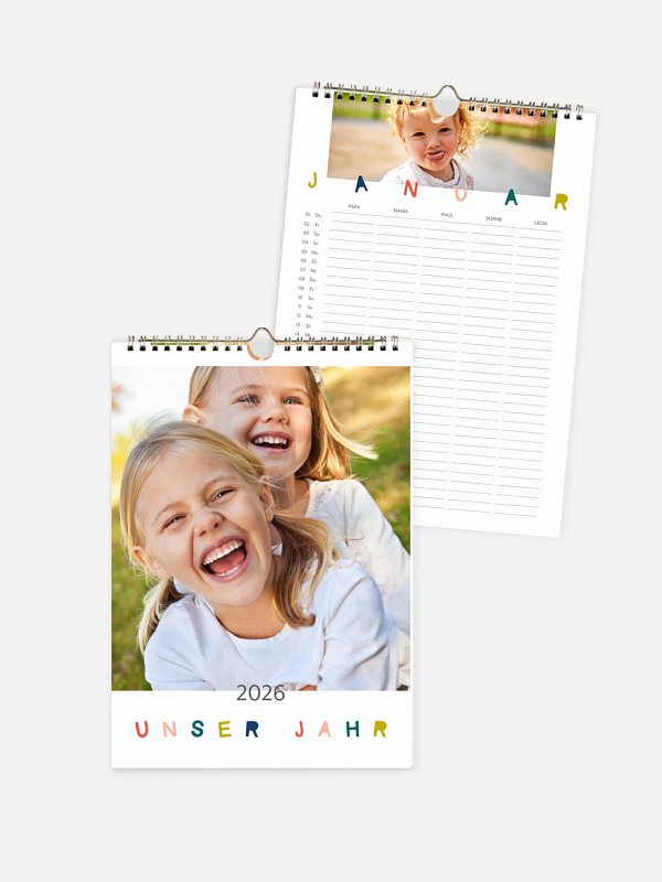 Buntes Jahr 5 Spalten