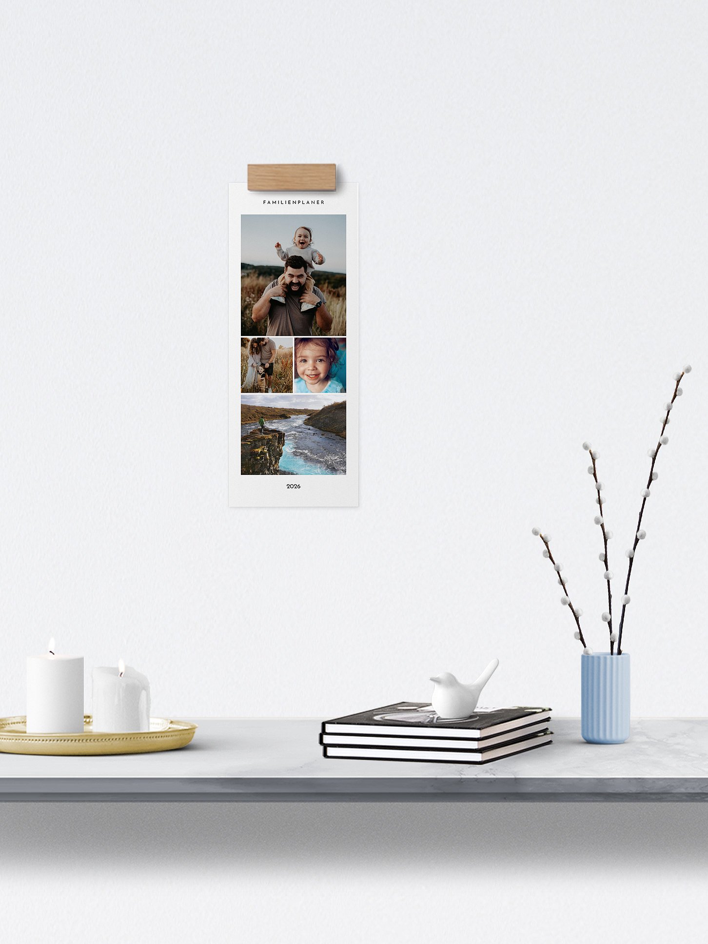 Familienkalender Minimalistic 3 Spalten
