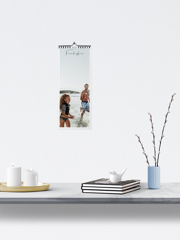 Familienkalender Große Worte 4 Spalten