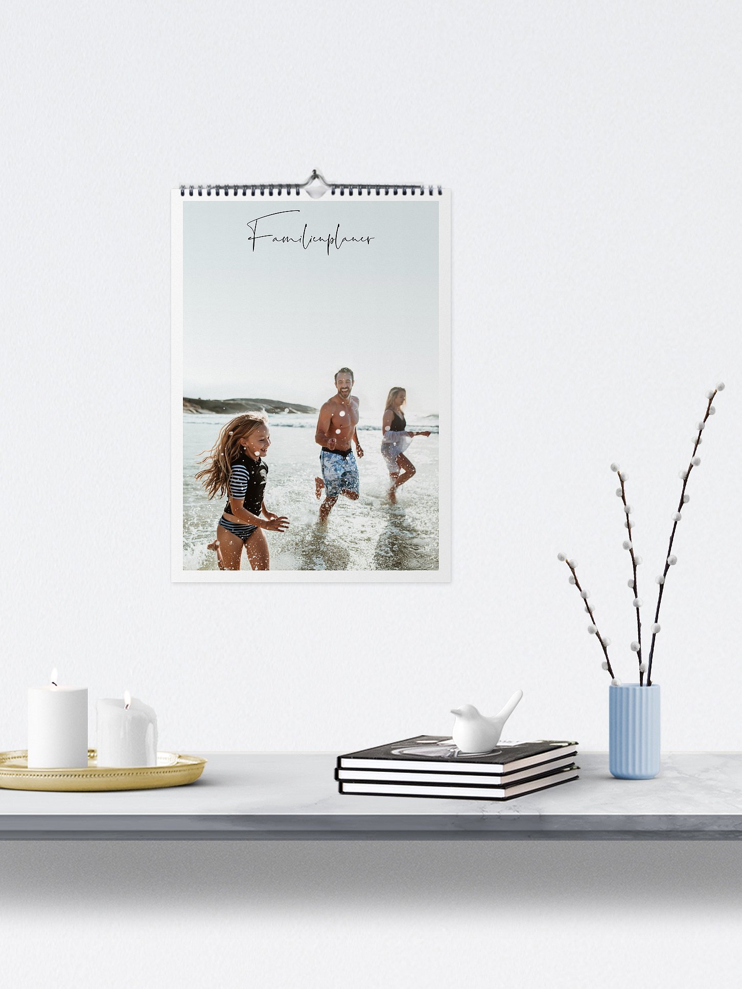 Familienkalender Große Worte 5 Spalten