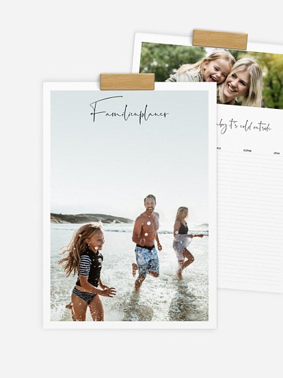 Familienkalender Große Worte 5 Spalten