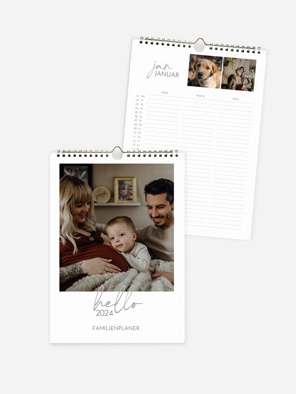 Familienkalender Unsere Zeit 3 Spalten