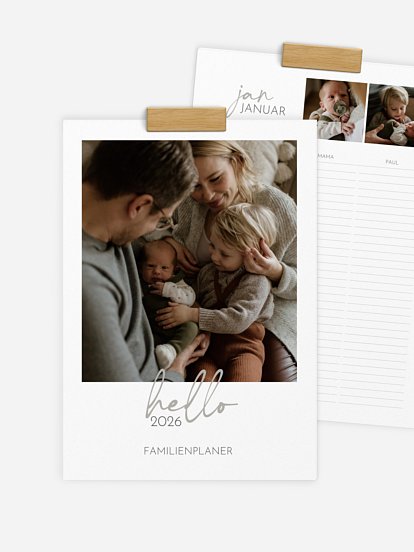 Familienkalender Unsere Zeit 3 Spalten