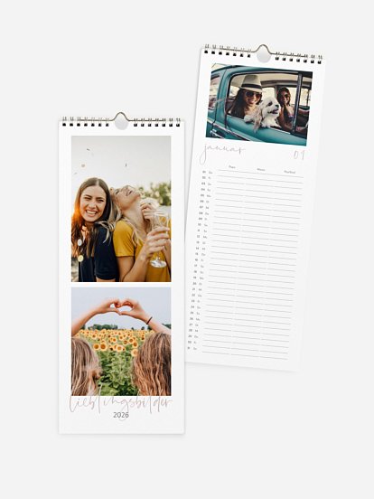 Familienkalender Glücksgefühle 3 Spalten