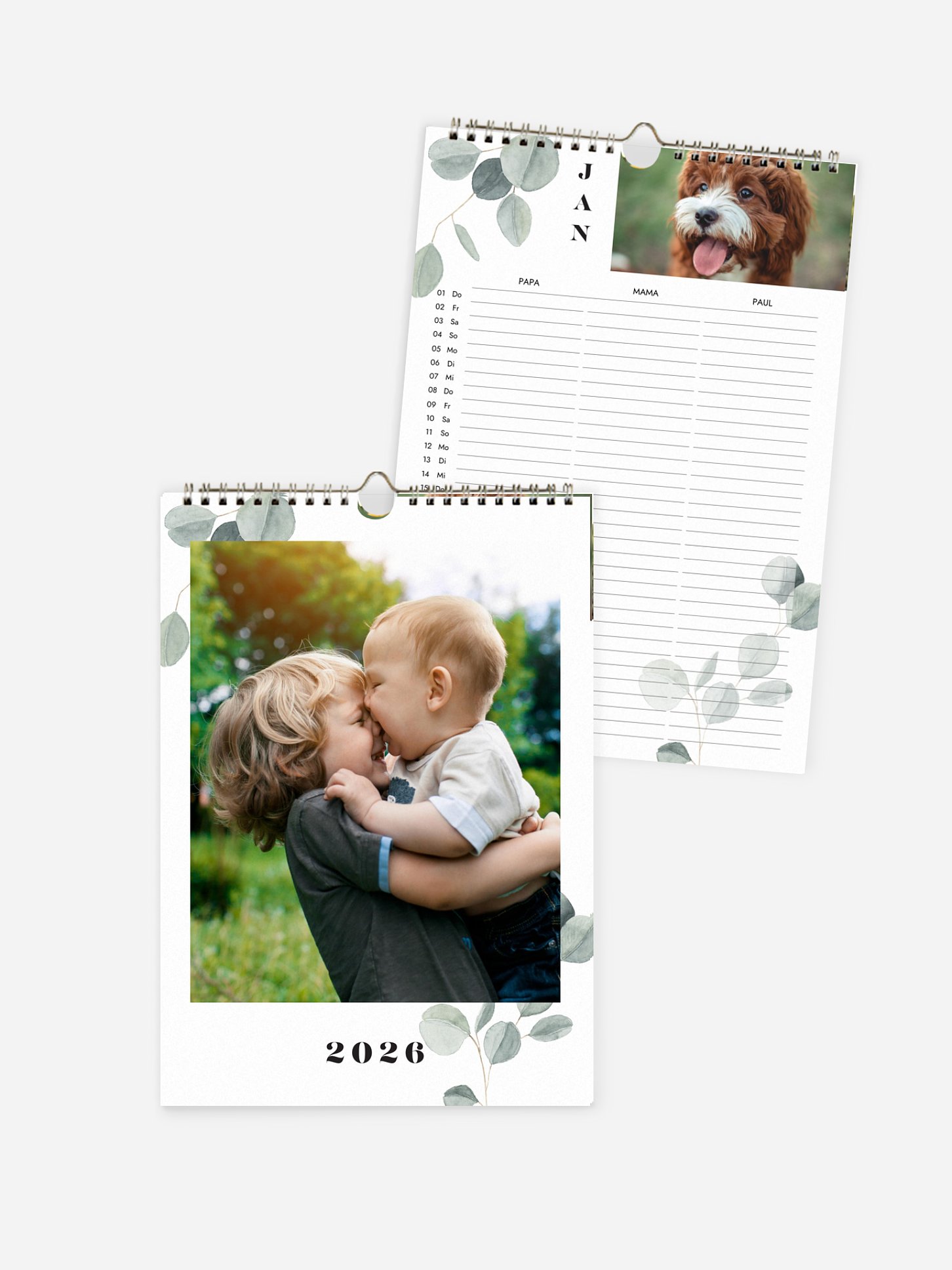 Familienkalender Beste Zeit 3 Spalten