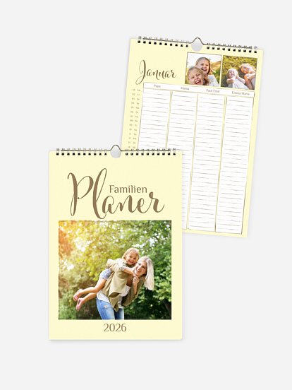 Familienkalender Perfect Timing 4 Spalten