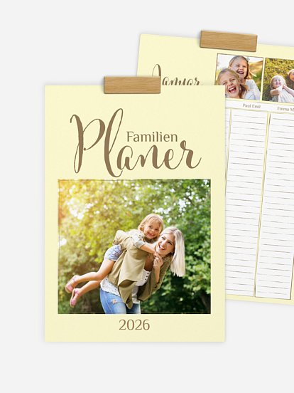 Familienkalender Perfect Timing 4 Spalten
