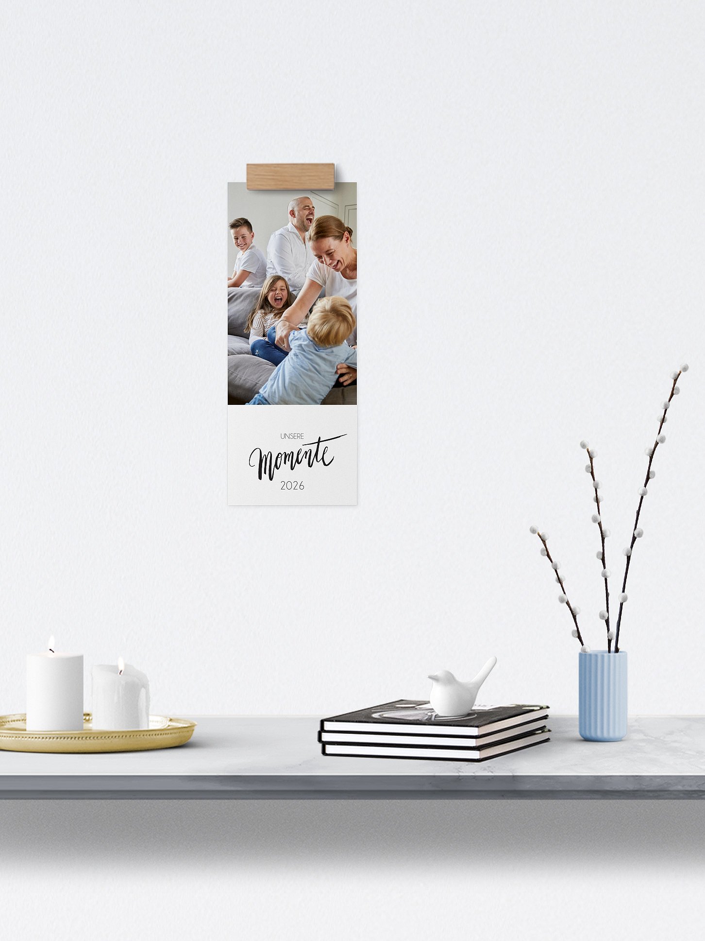 Familienkalender Modern Lettering 3 Spalten