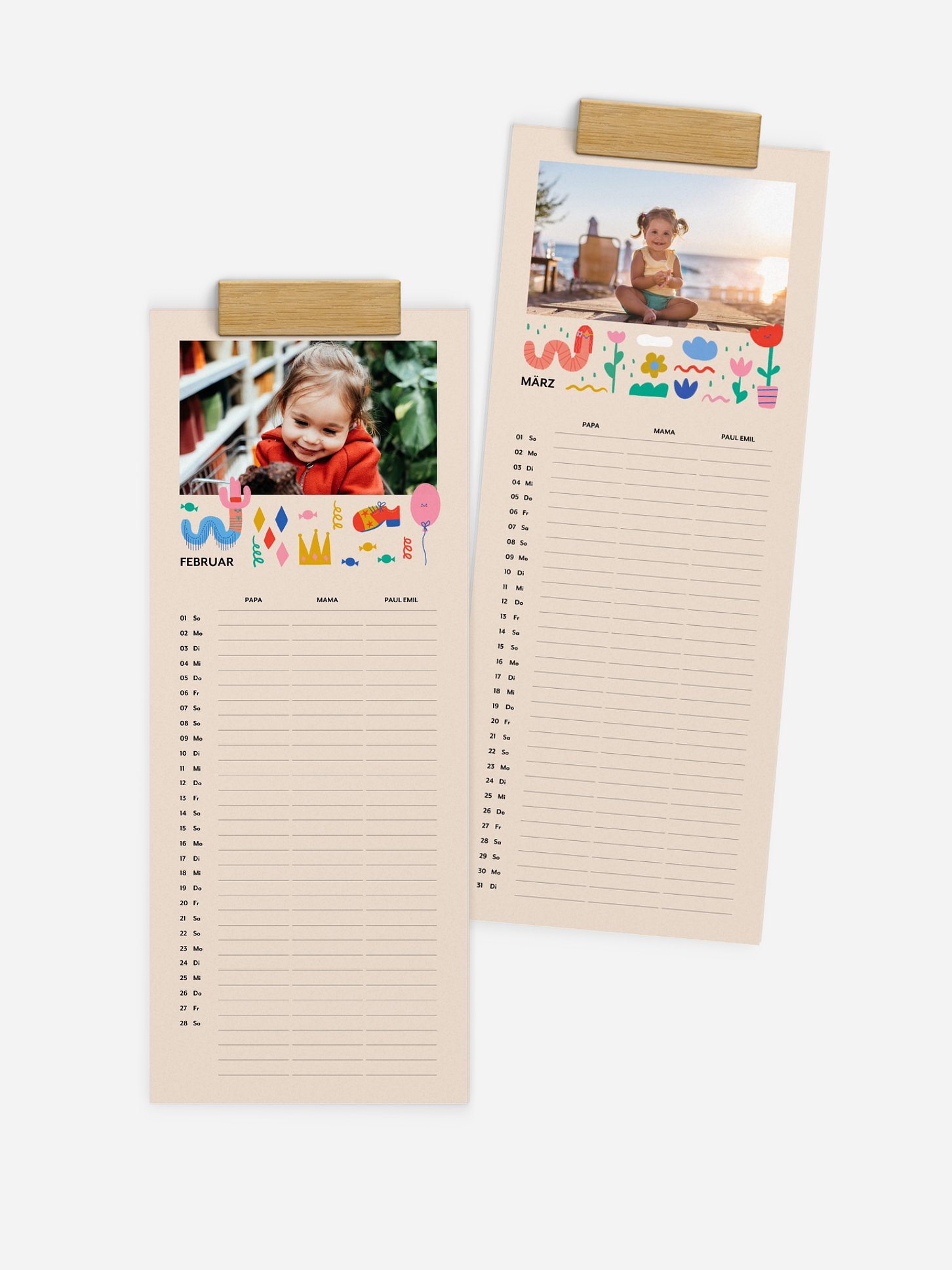 Familienkalender FUNtastisch 3 Spalten