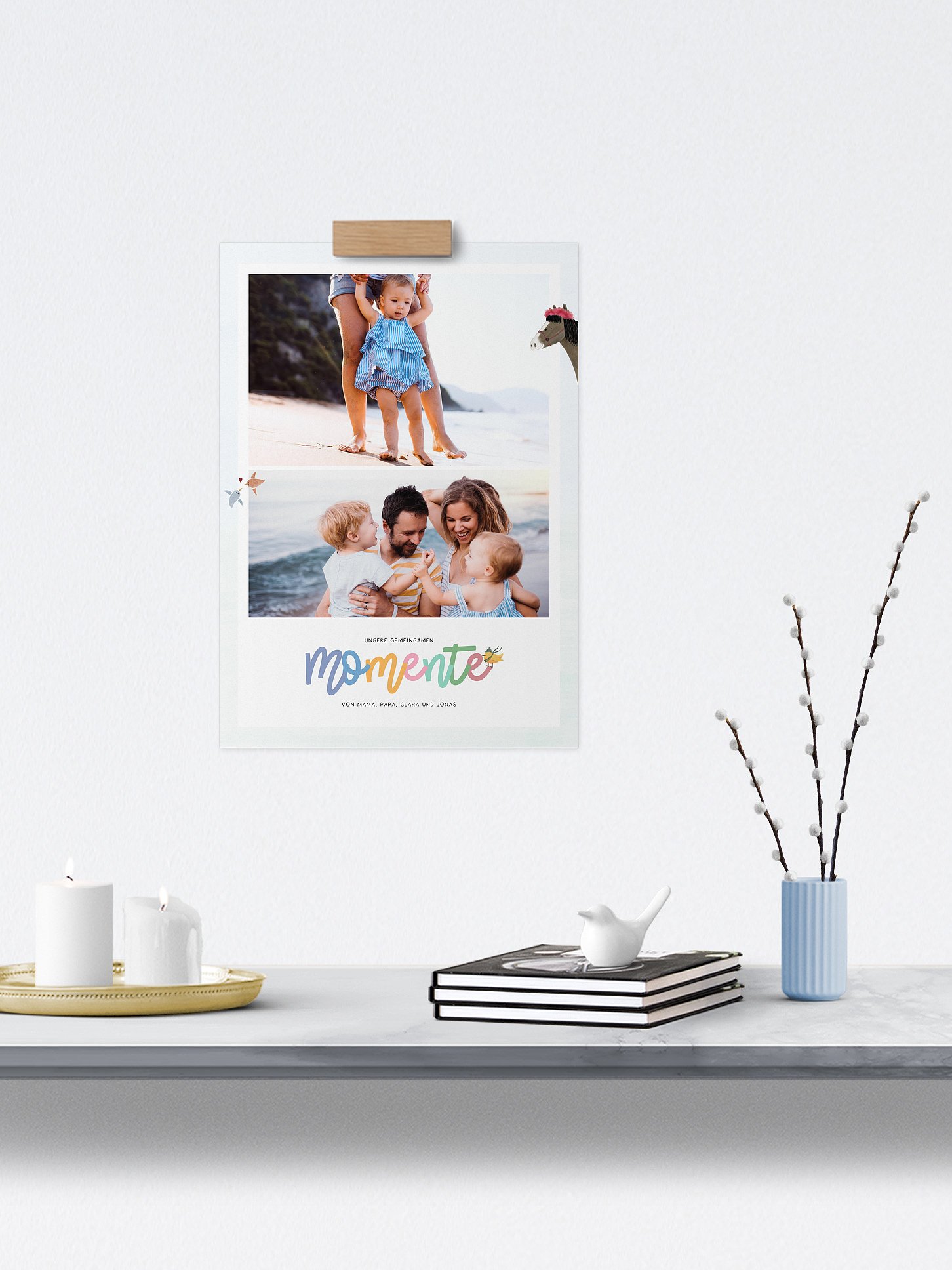 Familienkalender Tierisches Jahr 4 Spalten